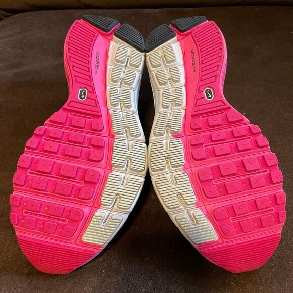 New Nike Air Zoom Structure +17 Running Shoes Black Pink Womens 7.5 US 38.5 EUR - Picture 5 of 7